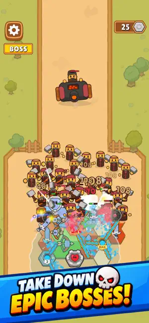 Hexarena: Merge Defense screenshot 4