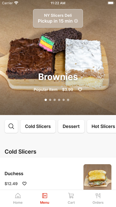 NY Slicers Deli iPhone screenshot 2 - Food & Drink app