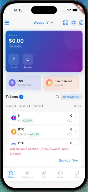 N42 Wallet screenshot 1