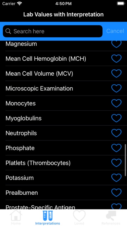 Lab Values Reference Ranges screenshot-9