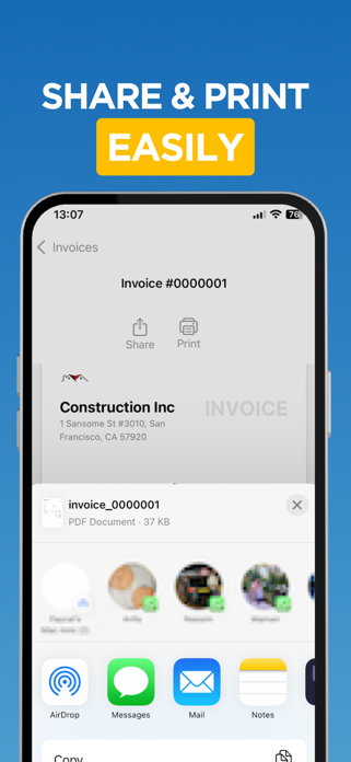 Invoice Maker, Simple Estimate Screenshot 4 of 5