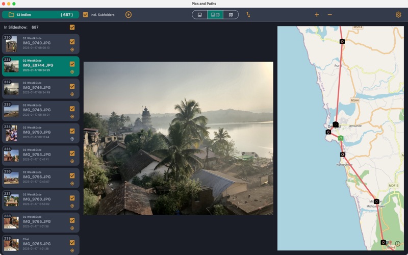 Pics and Paths screenshot