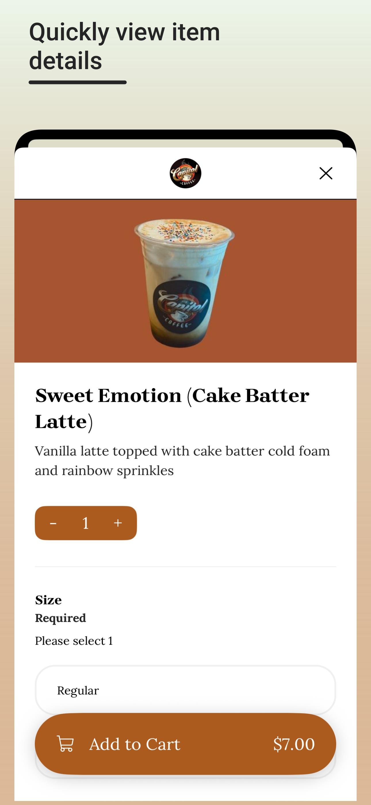 Capitol Coffee screenshot 5