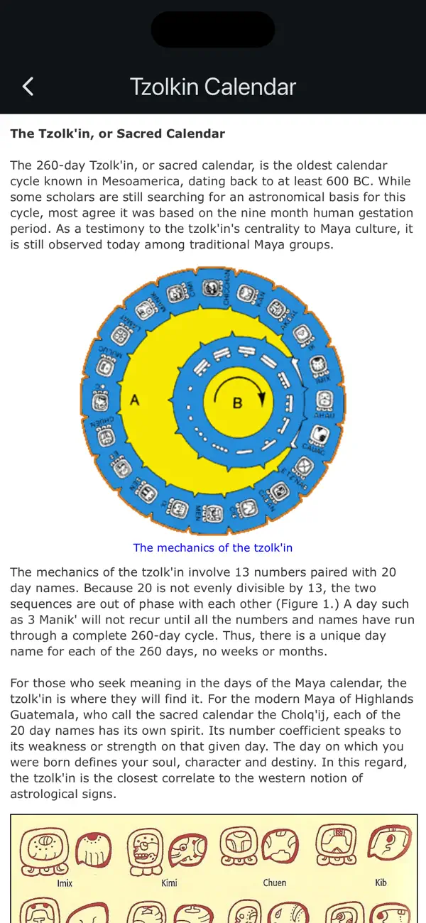 #6. Maya Calendar (iOS) Ved: Edwin Barnhart