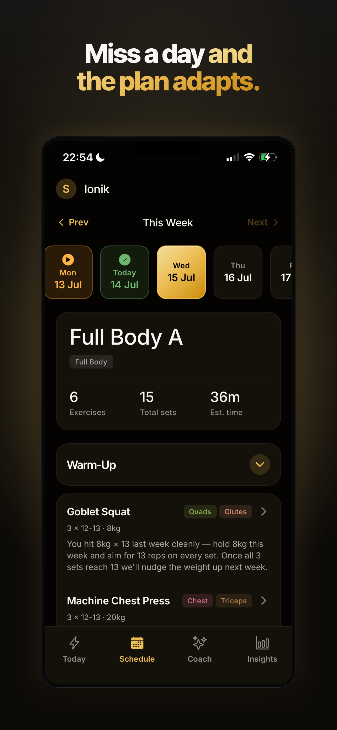 Ionik Health: Gym Workout Plan screenshot 4