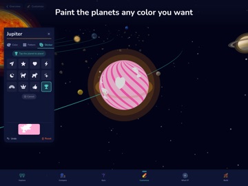Planetia iPad screenshot