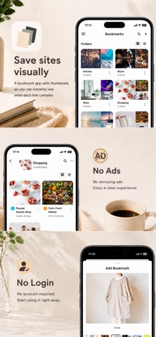 Bookrest: Visual Bookmarks Screenshot 1 of 7