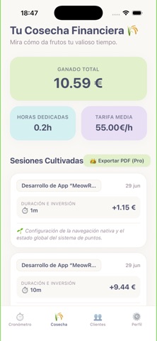 Time Cozy App screenshot