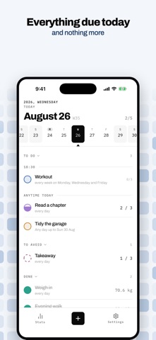 Today: Habit Tracker & Streaks Screenshot 2 of 10
