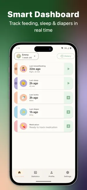 KiddoGrow - Baby Care Tracker screenshot 4