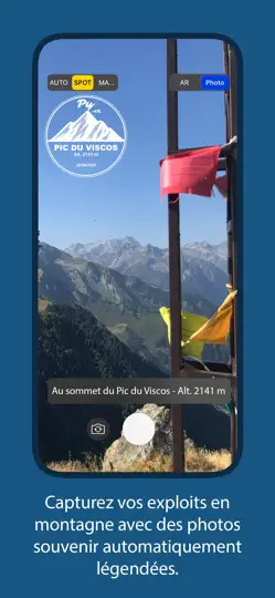 Capture d'écran de Pyrénées Sommets AR sur iPhone 4