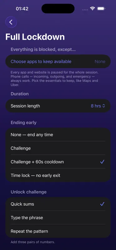 Offgrid: App Blocker & Focus screenshot 6 of 6