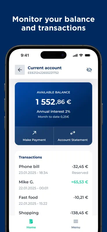 Bigbank screenshot 1 of 3