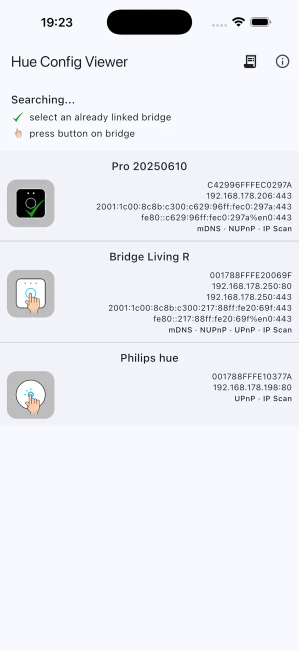 Screenshot #1 pour Hue Config Viewer