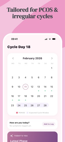 Sensa: Period & PCOS Tracker Screenshot 3 of 9