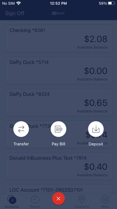 InBank Business Mobile Screenshot