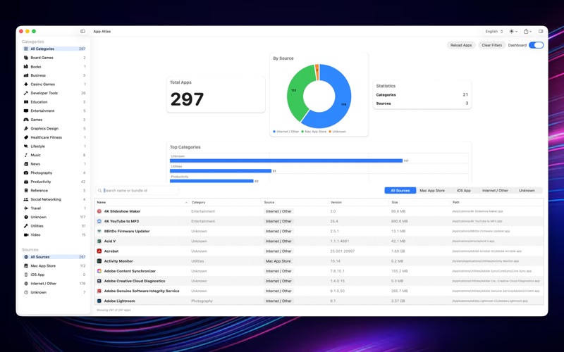 App Atlas app screenshot