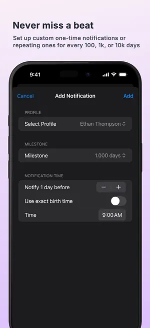 Days of Life - Milestones screenshot 4