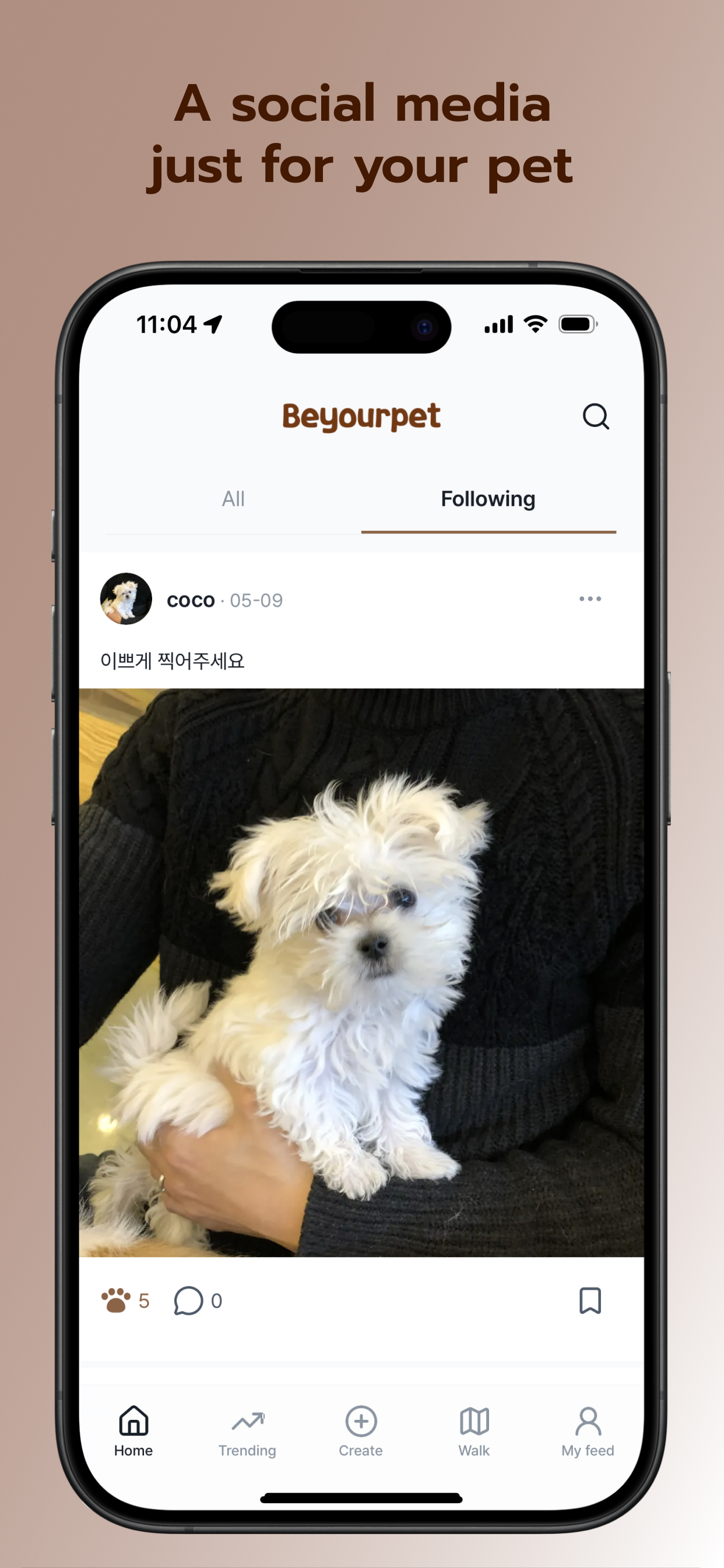 Beyourpet - Pet diary Dog walk screenshot 6