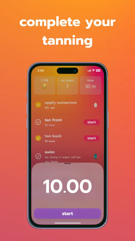 Beam: Tanning & UV Index App screenshot 3 of 3