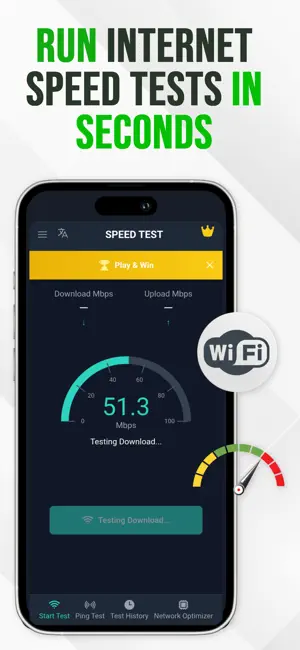 Speed Test: Wifi Optimizer screenshot 1