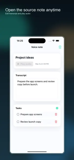 Task Memo: Voice Tasks screenshot 4