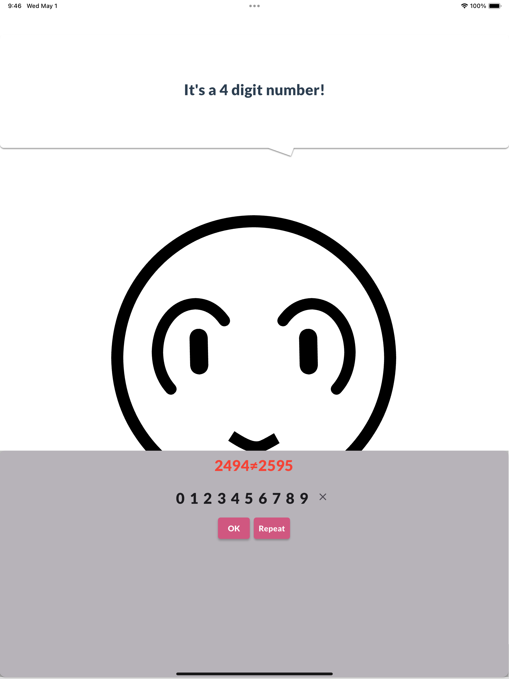 English Numbers Practice