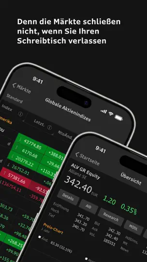 Screenshot von Bloomberg Professional auf dem iPhone 2