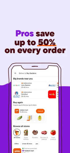 talabat: Food, grocery & more screenshot 5