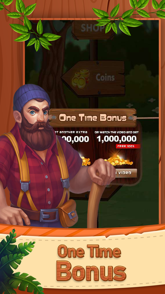 #1. LumberJack Timber Swing Tree (iOS) 由: RL Technology, LLC
