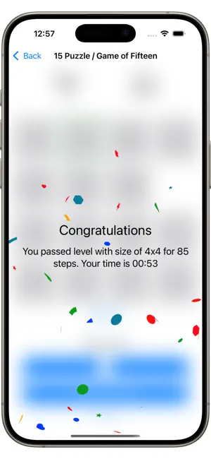15 Puzzle / Game of Fifteen screenshot 4