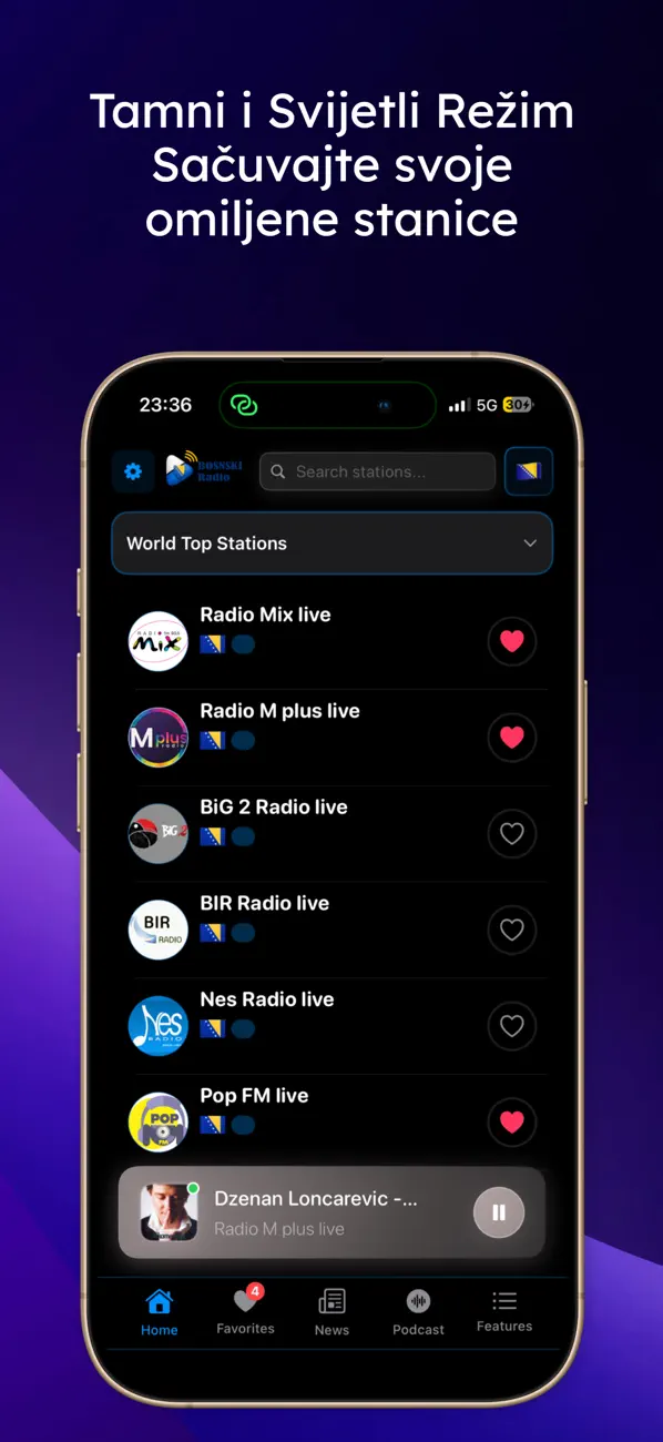 Screenshot #3 pour BiH Radio stanice uživo