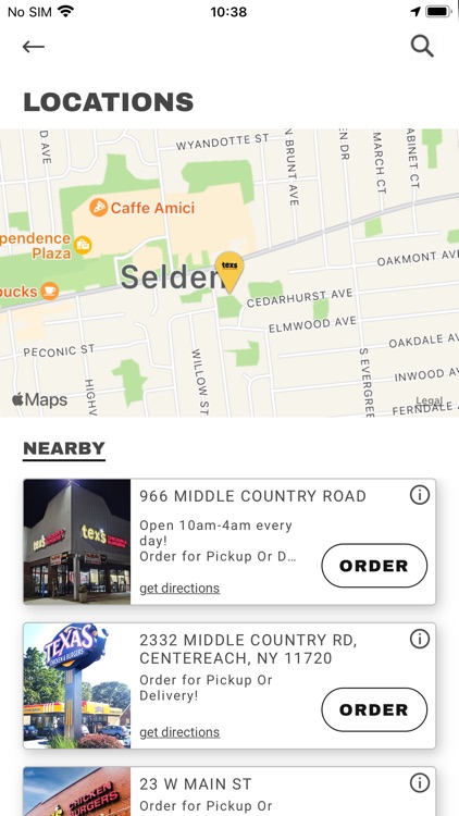 Tex's Chicken & Burgers