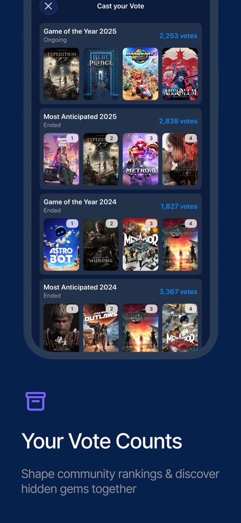 GameTrack - gametrack-community-votes