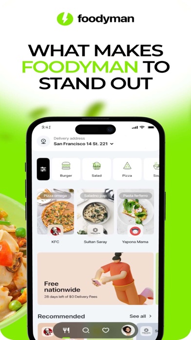 Foodyman Customer Screenshot