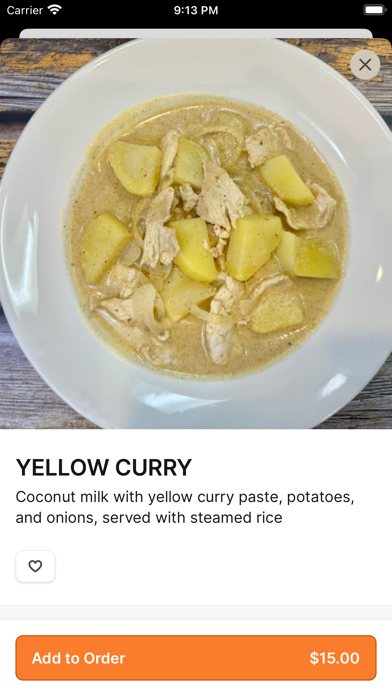 Kwan Thai Cuisine WA iPhone screenshot 3 - Food & Drink app