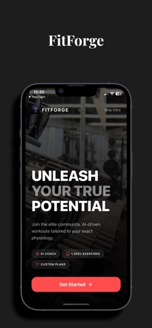 FitForgeX screenshot