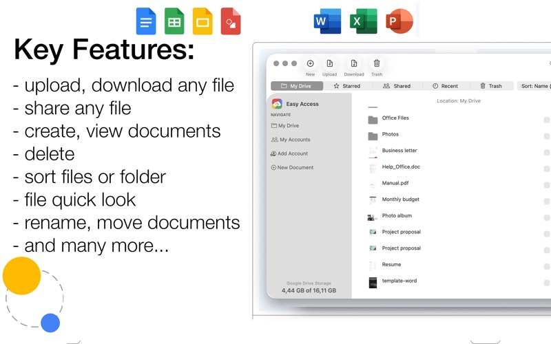 Screenshot #2 pour Easy Access for Google Drive