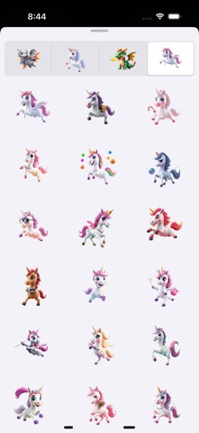 Magical Unicorns Sticker Set screenshot