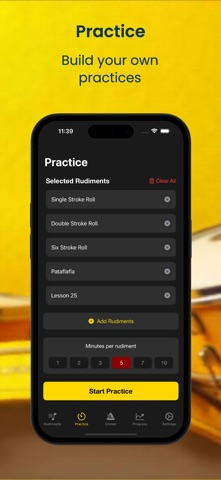 Rudiments - Drum Practice iPhone screenshot
