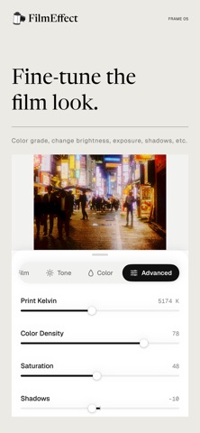 FilmEffect: Cinematic Filters Screenshot 5 of 5