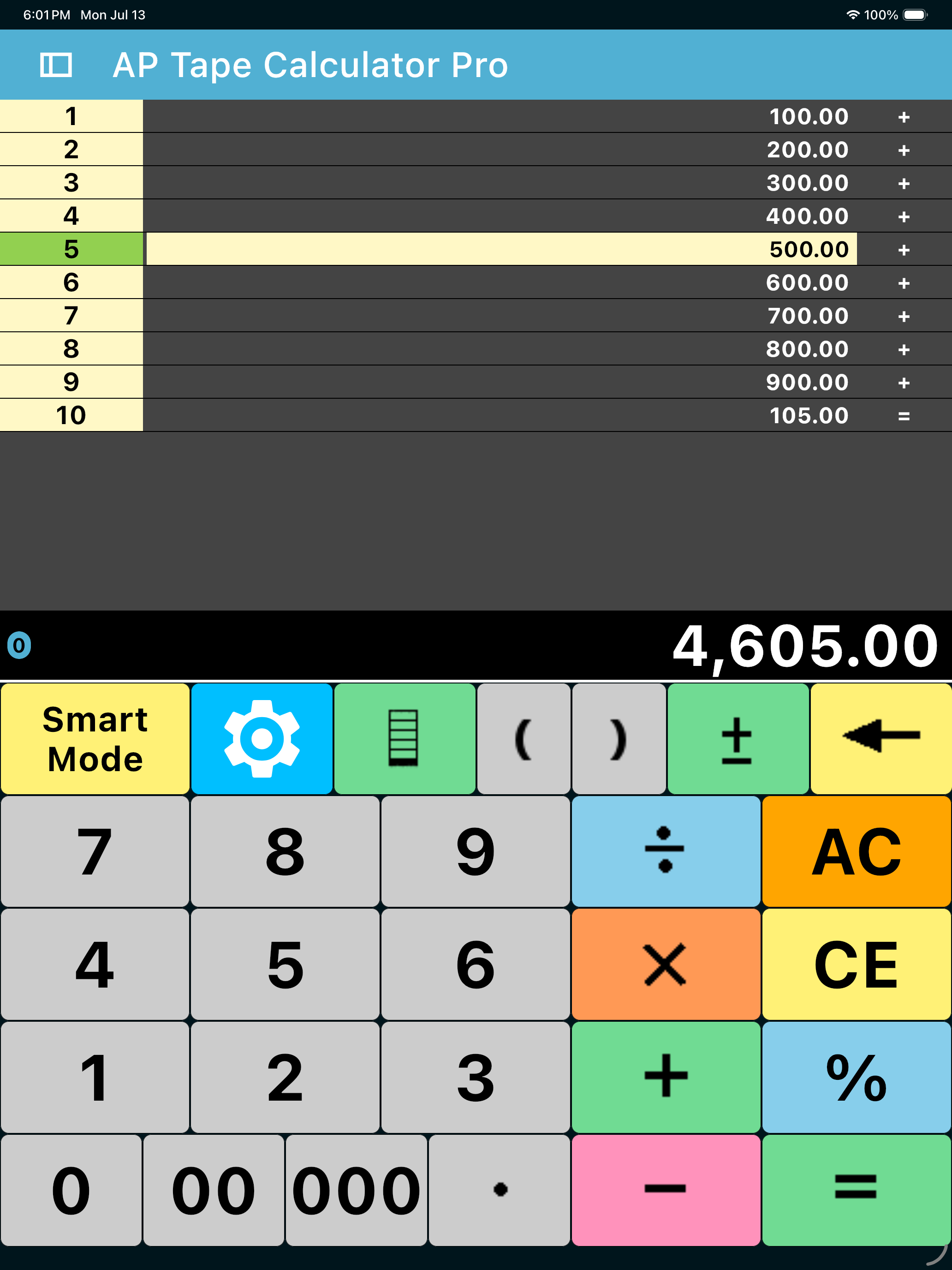 AP Tape Calculator Pro screenshot 9