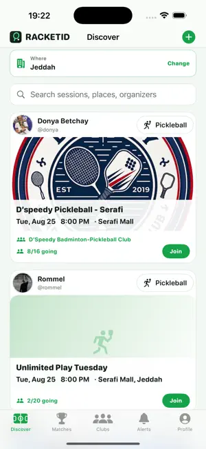RACKETID screenshot 2