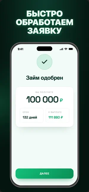 Займы онлайн: Мерга screenshot 2