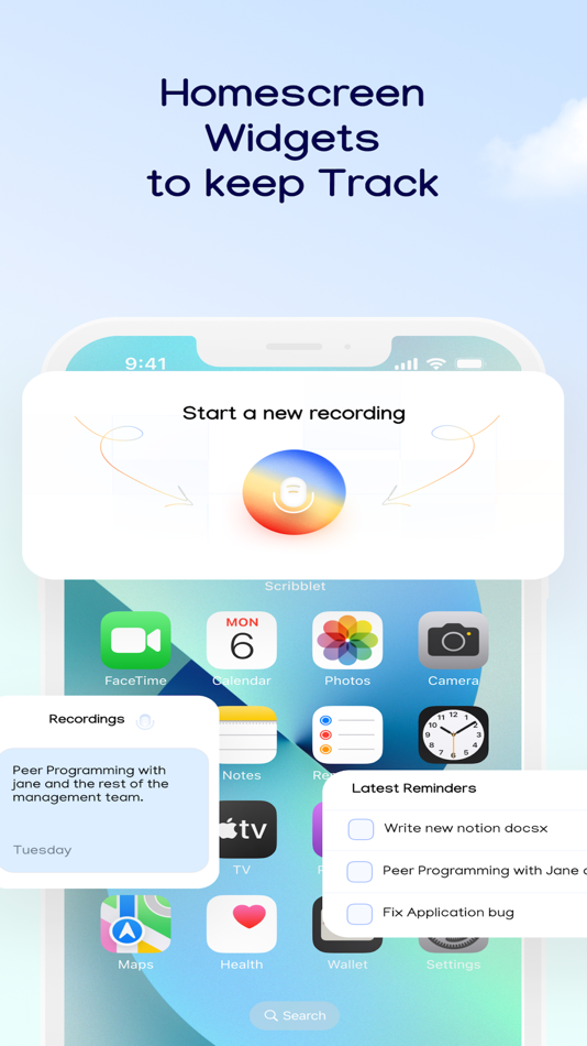 #6. Scribblet.AI Speech to Text AI (iOS) بواسطة: Sagaya Abdul