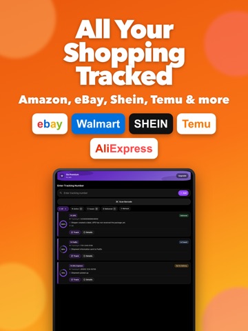 Package tracker for Fedex,UPS iPad screenshot