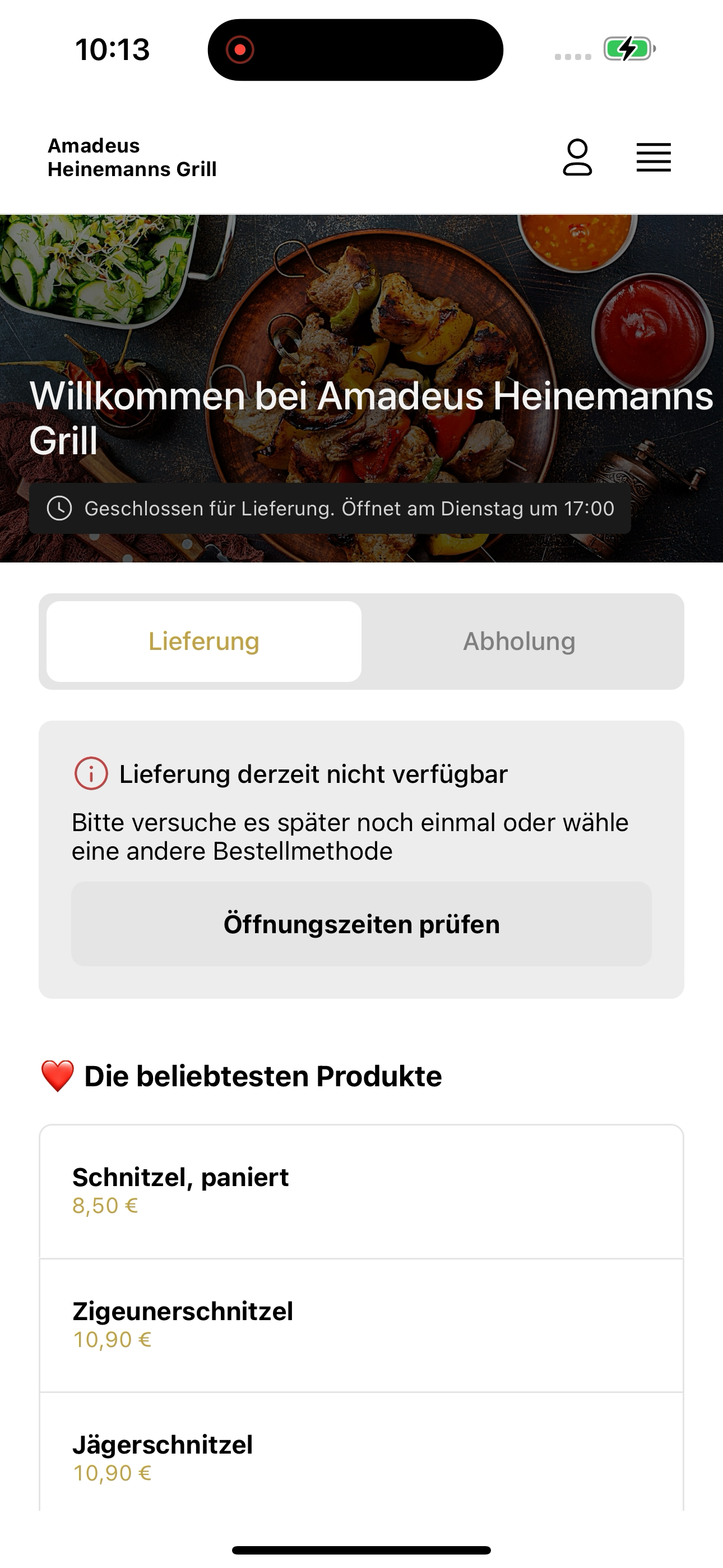 Amadeus Heinemanns Grill screenshot 5