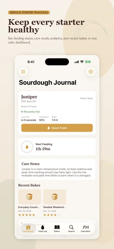 Sourdough Journal screenshot 2