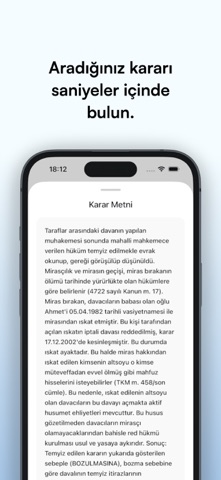 Justly - Hukuk Asistanı iPhone screenshot
