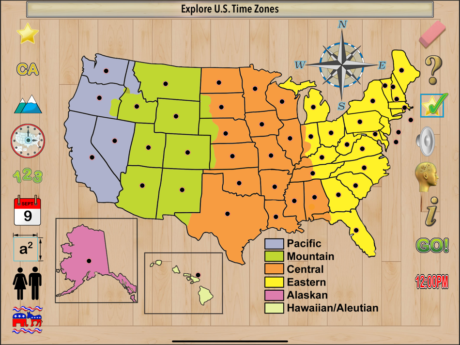 #7. States & Capitals Study Unit (iOS) By: Ventura Educational Systems